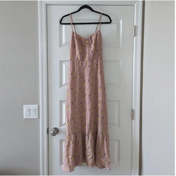 Reformation Emersyn Pink Floral Dress - Picture 2 of 2